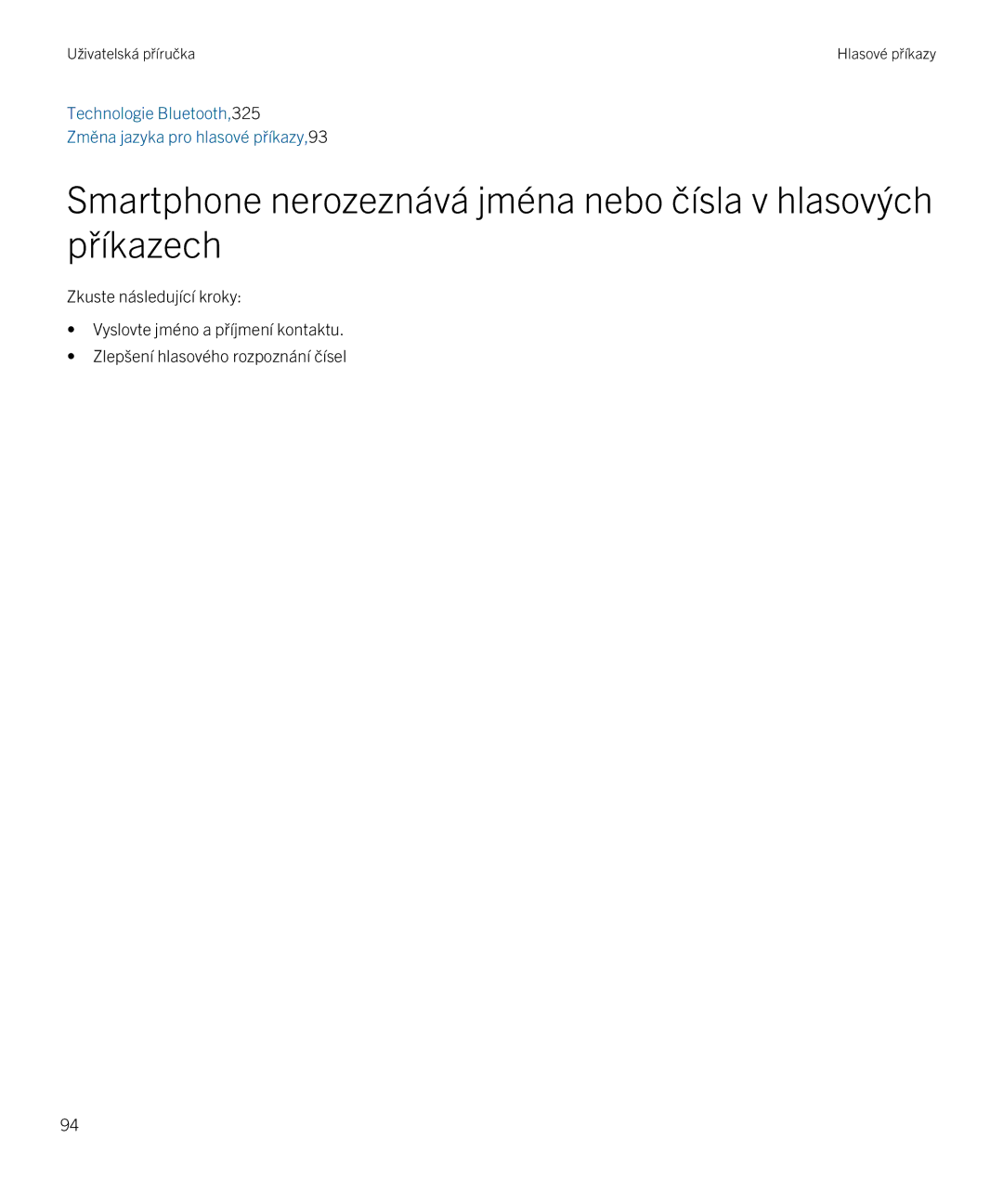 Blackberry 9720 manual Uživatelská příručka 