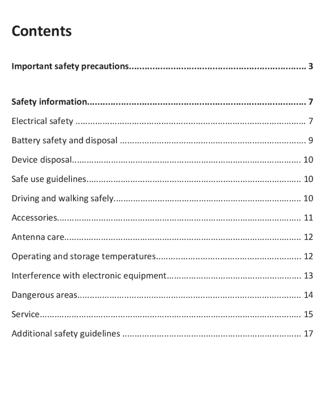 Blackberry 9800 manual Contents 