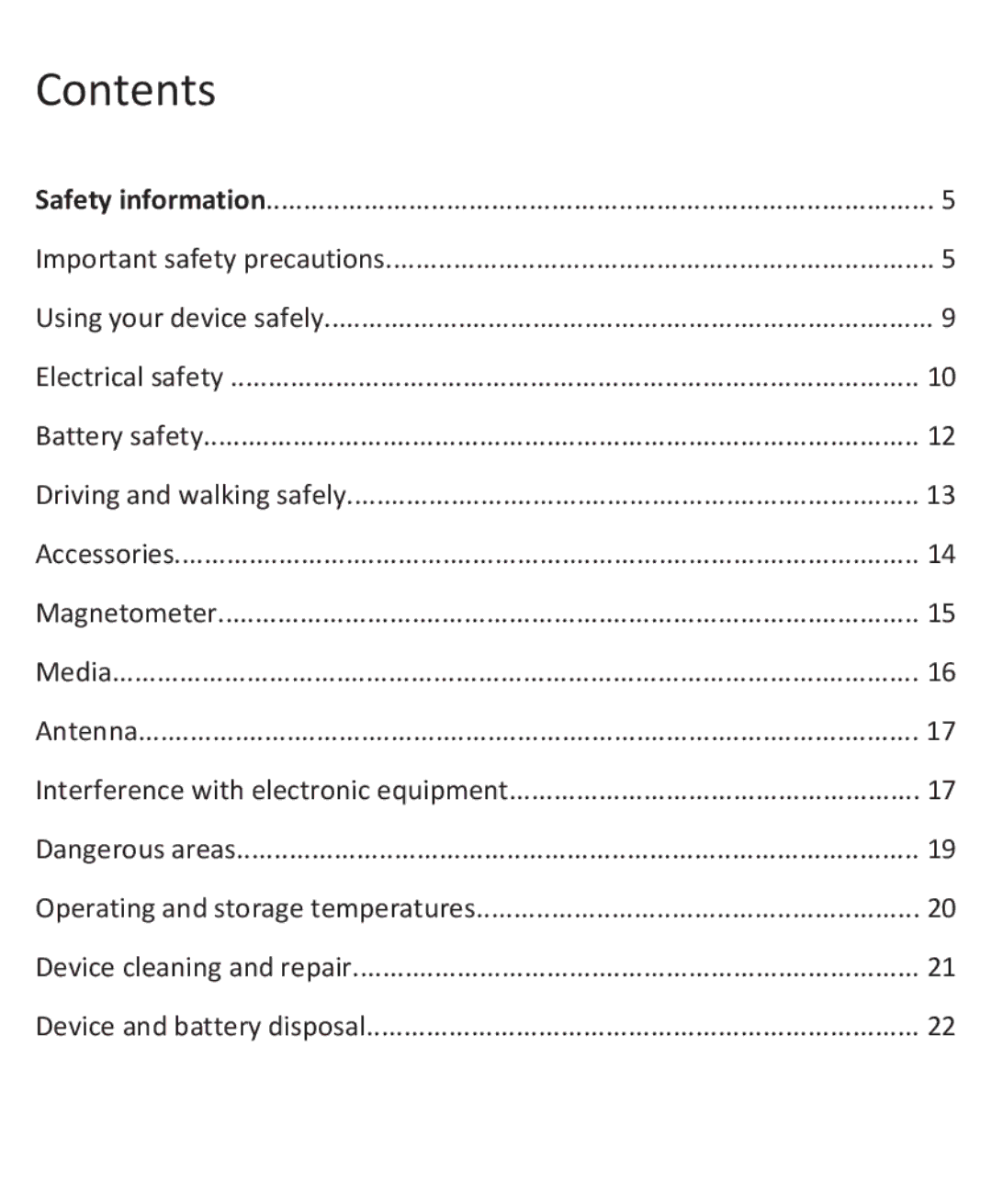 Blackberry 9900, 9930 manual Contents 