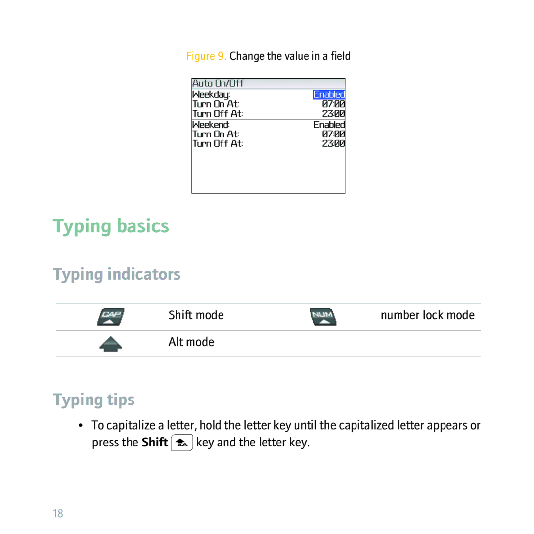 Blackberry BBCURVE, 8310 manual Typing basics, Typing tips 