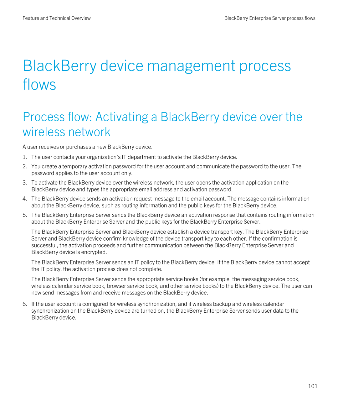 Blackberry blackberry enterprise server for microsoft exchange manual BlackBerry device management process flows 