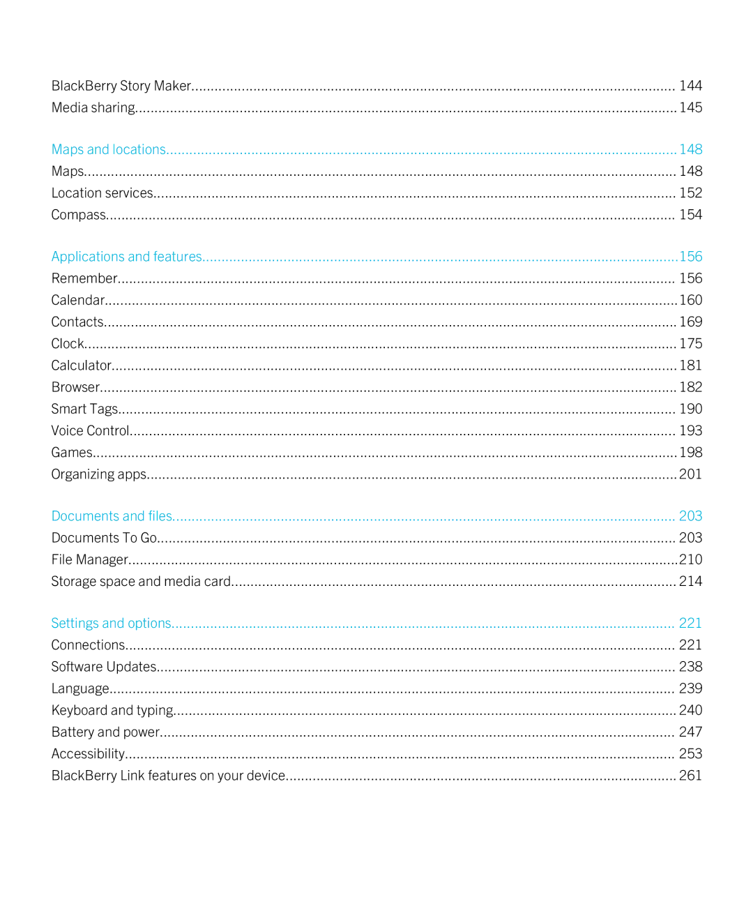 Blackberry Q5 manual 148 