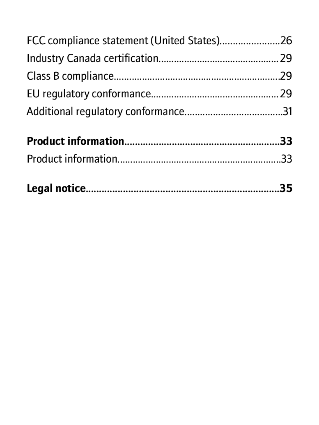 Blackberry RBB10BW manual FCC compliance statement United States 