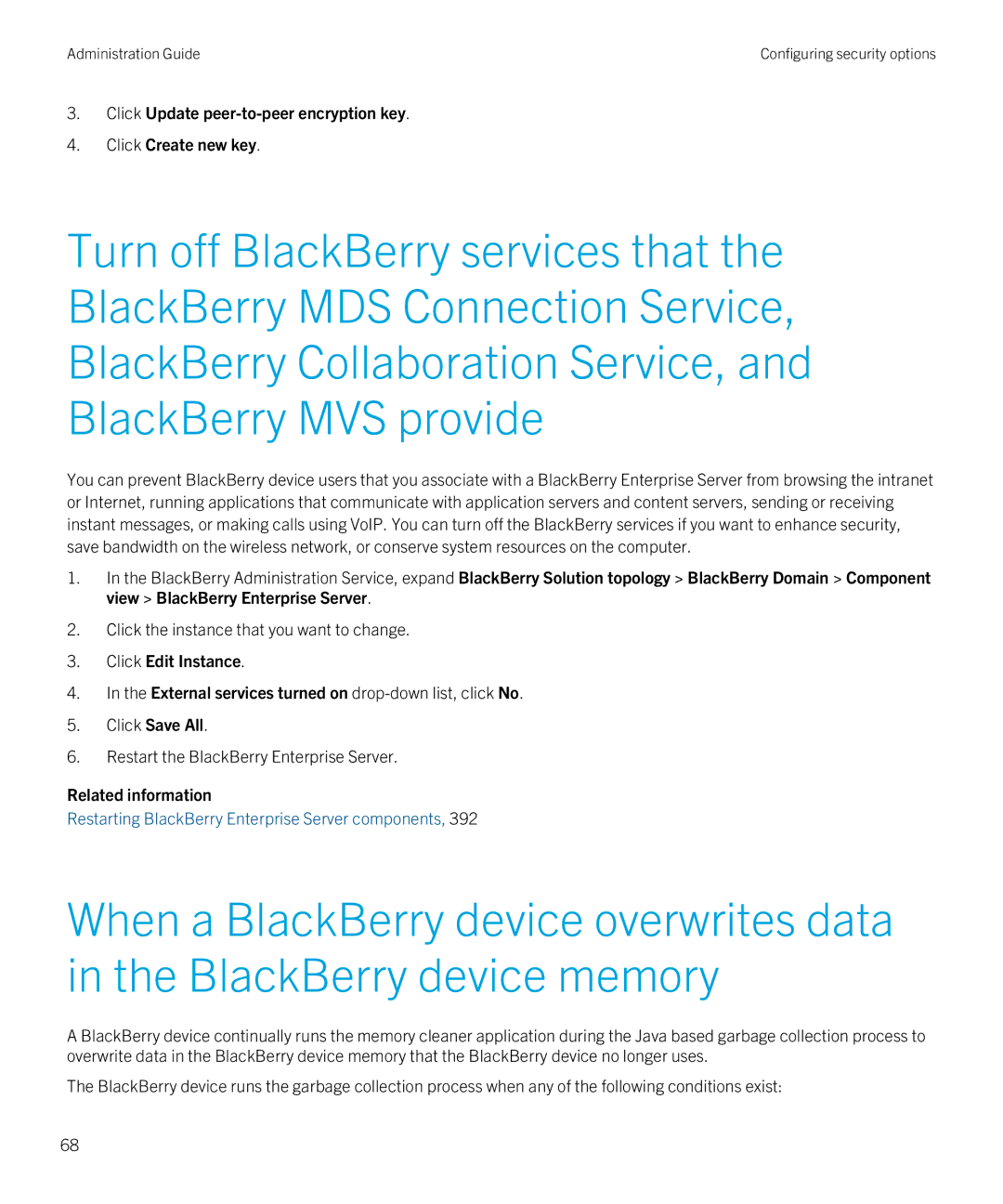 Blackberry SWD-20120924140022907 manual External services turned on drop-down list, click No 