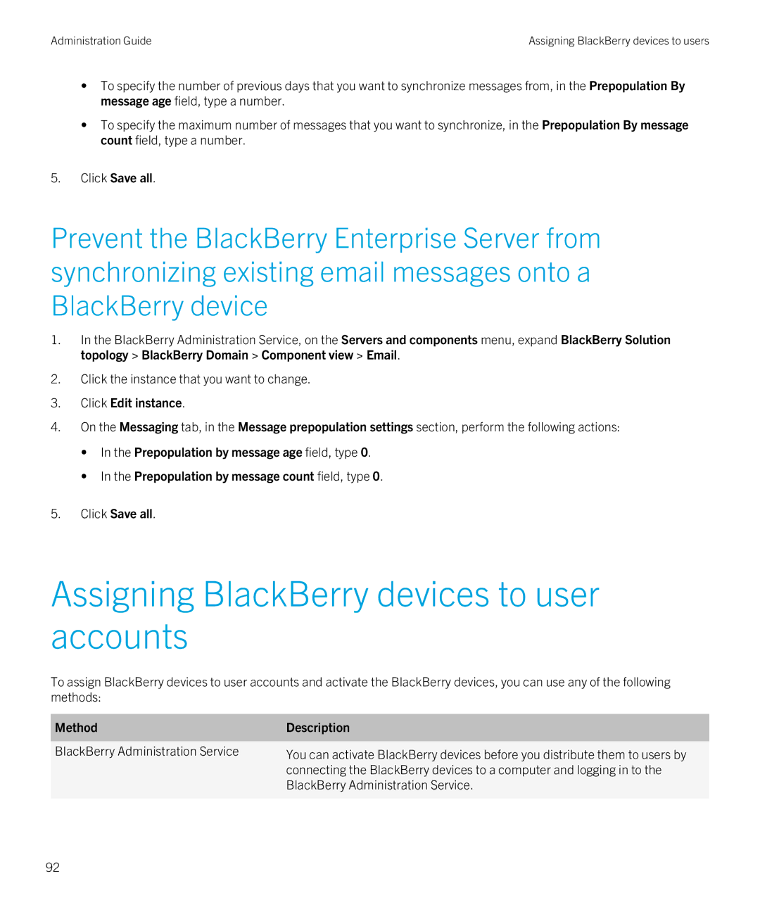 Blackberry SWD-20120924140022907 Assigning BlackBerry devices to user accounts, Method, BlackBerry Administration Service 