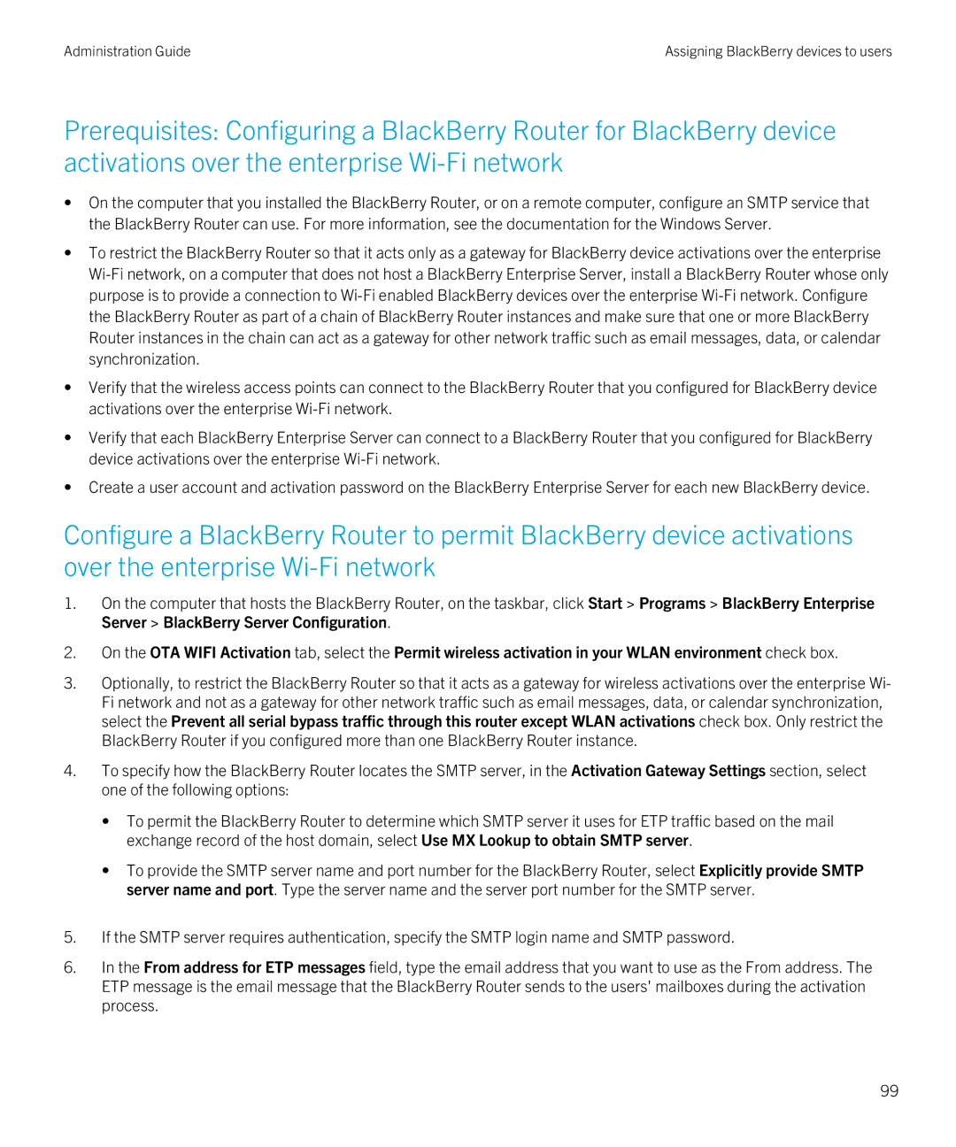 Blackberry SWD-20120924140022907 manual Administration Guide 