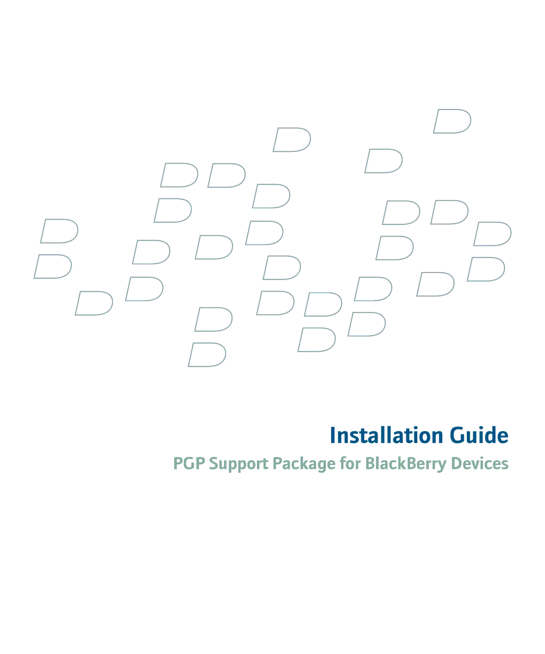 Blackberry SWD-500612 manual Installation Guide 