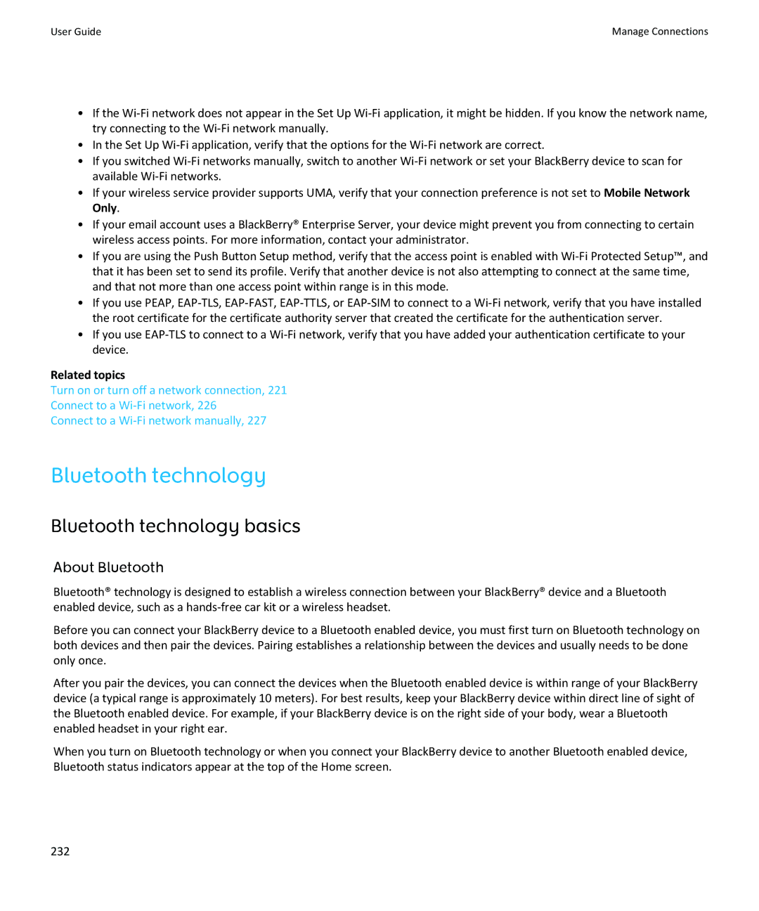 Blackberry SWDT643442-941426-0201084713-001 manual Bluetooth technology basics, About Bluetooth 