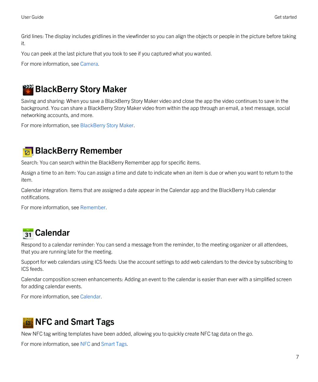 Blackberry Z10 manual BlackBerry Story Maker 