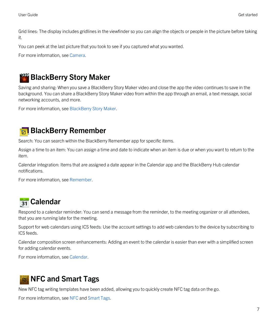 Blackberry Z30 manual BlackBerry Story Maker 