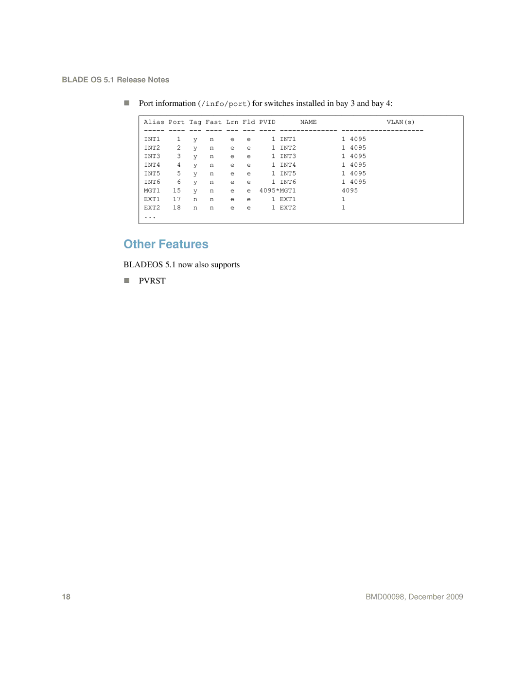 Blade ICE BMD00098 manual Other Features 