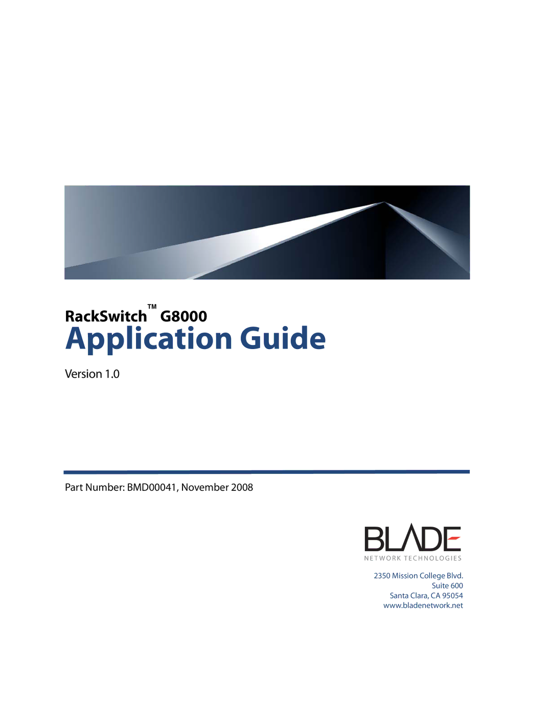 Blade ICE G8000 manual Application Guide 