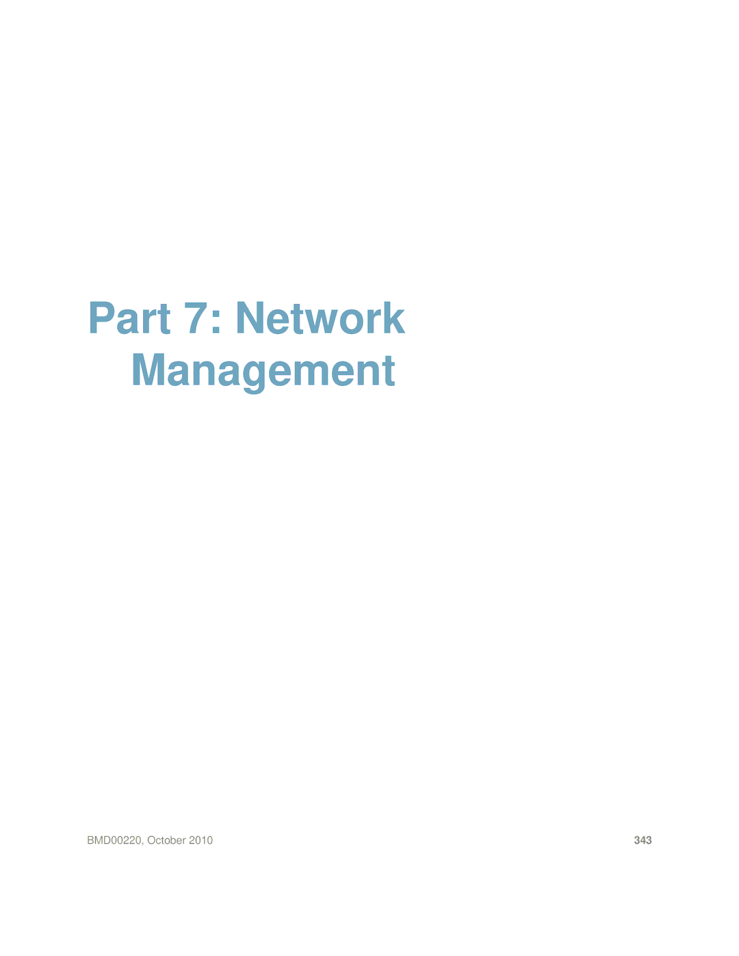 Blade ICE G8124-E manual Part 7 Network Management 