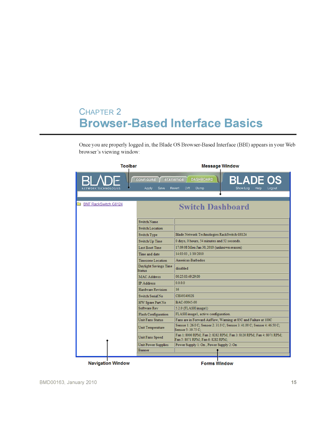 Blade ICE G8124 manual Browser-Based Interface Basics 