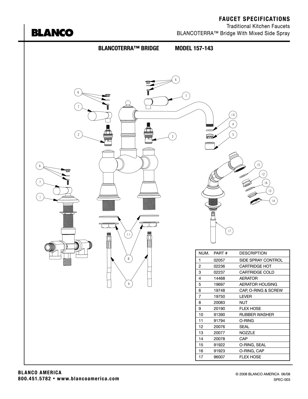 Blanco 157-143 manual 