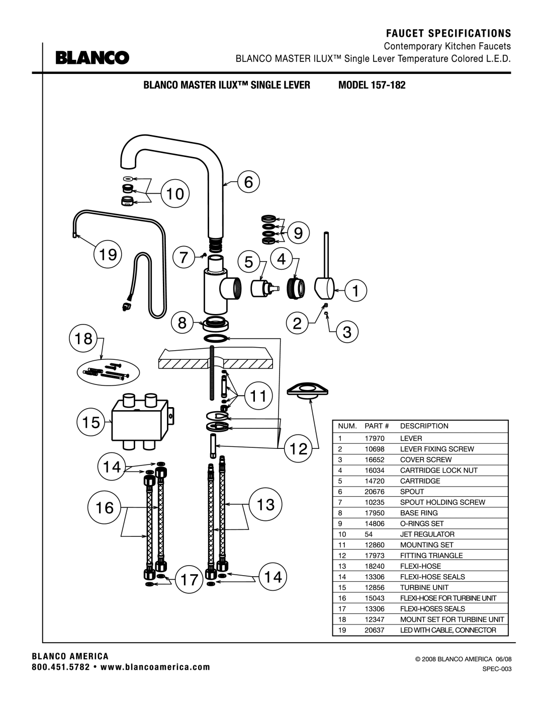 Blanco 157-182 manual 