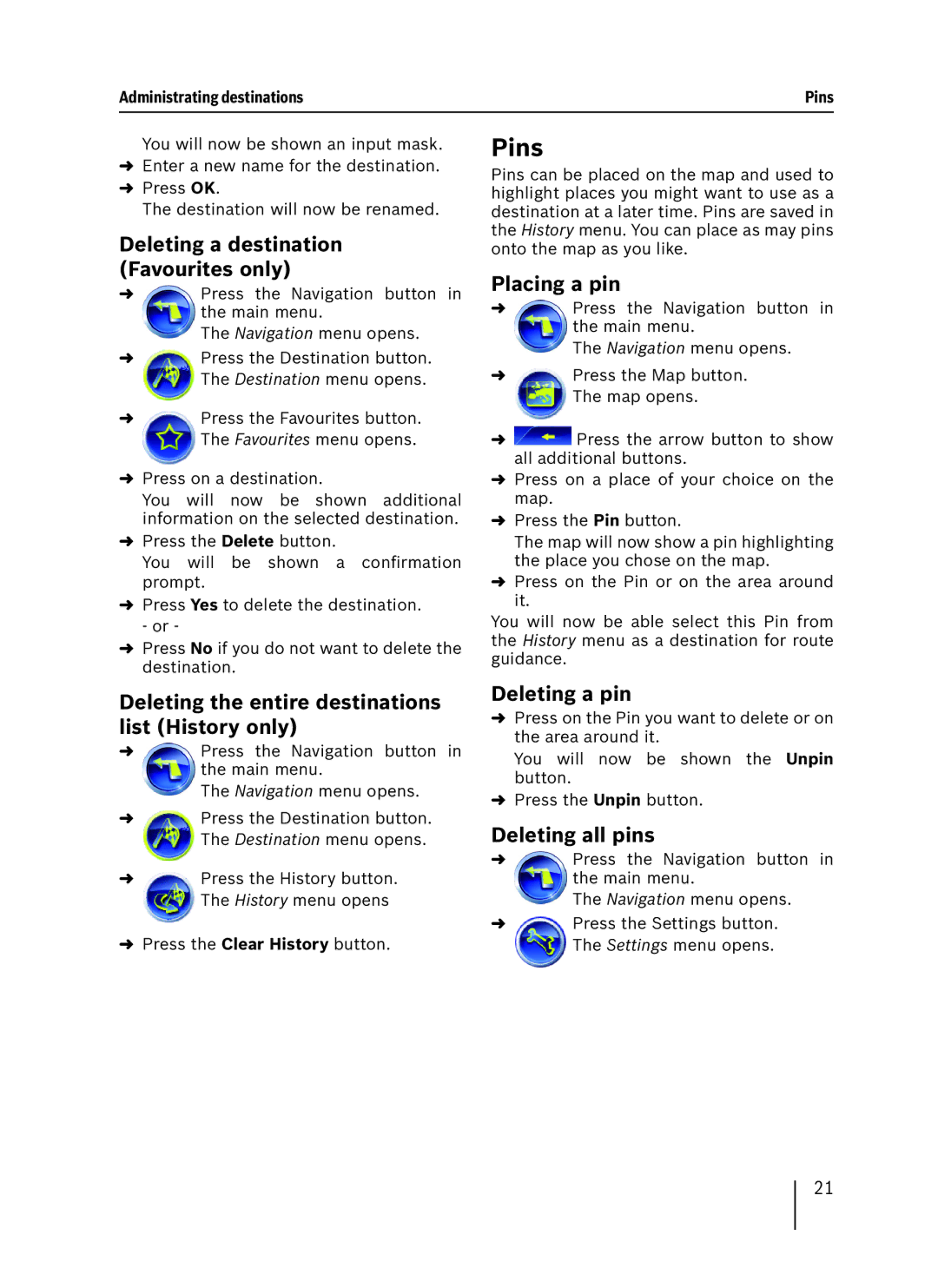 Blaupunkt 3.3 EE installation instructions Pins 