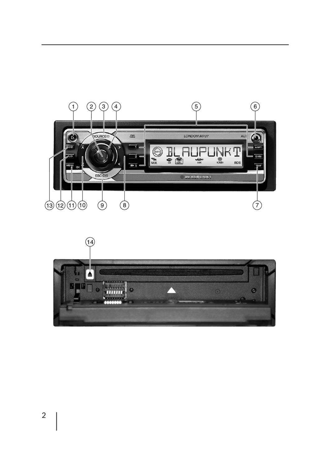 Blaupunkt 7 647 553 310 operating instructions 