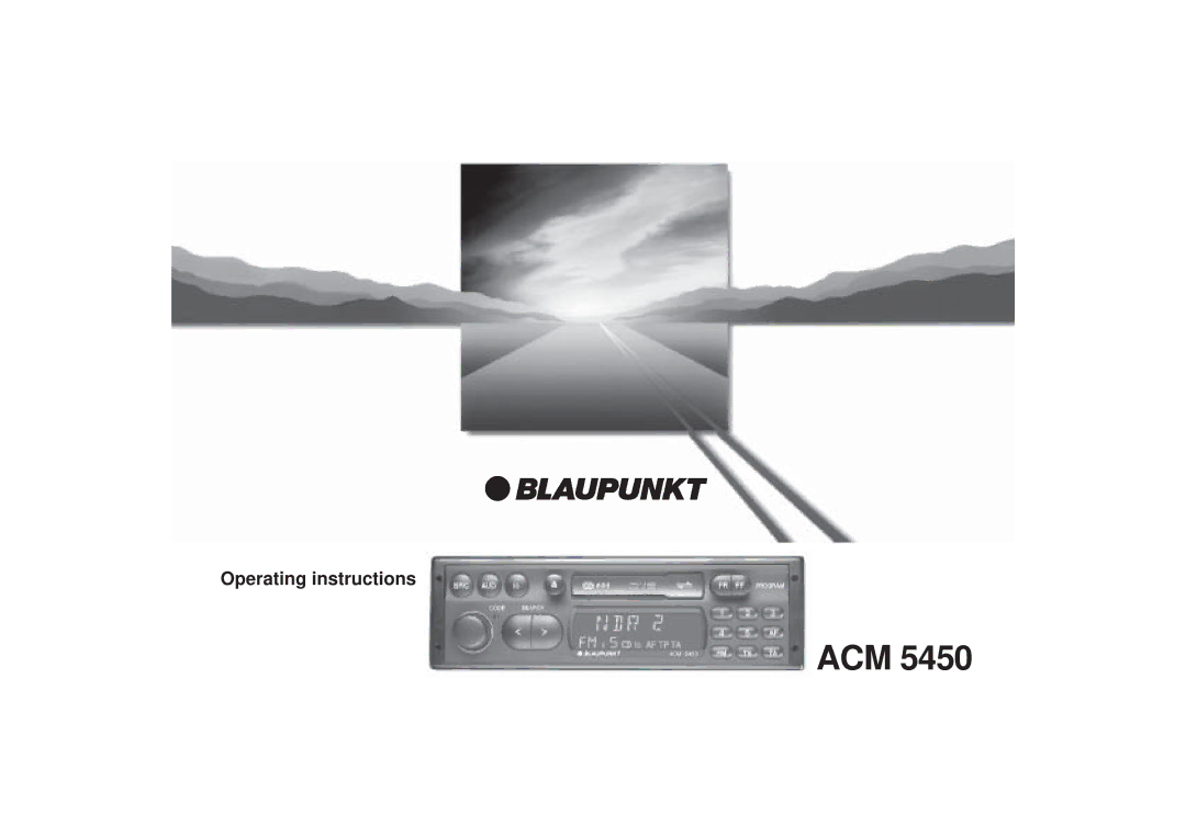 Blaupunkt ACM 5450 operating instructions Acm 