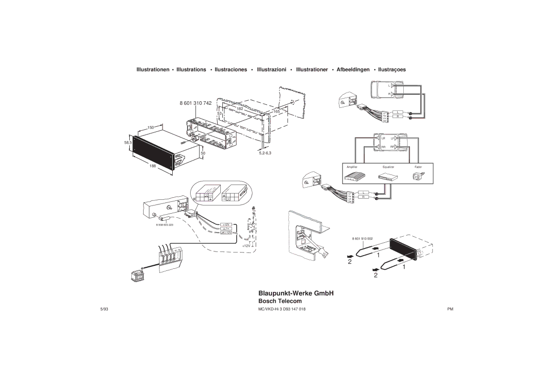 Blaupunkt ACR 3231 operating instructions Blaupunkt-Werke GmbH 