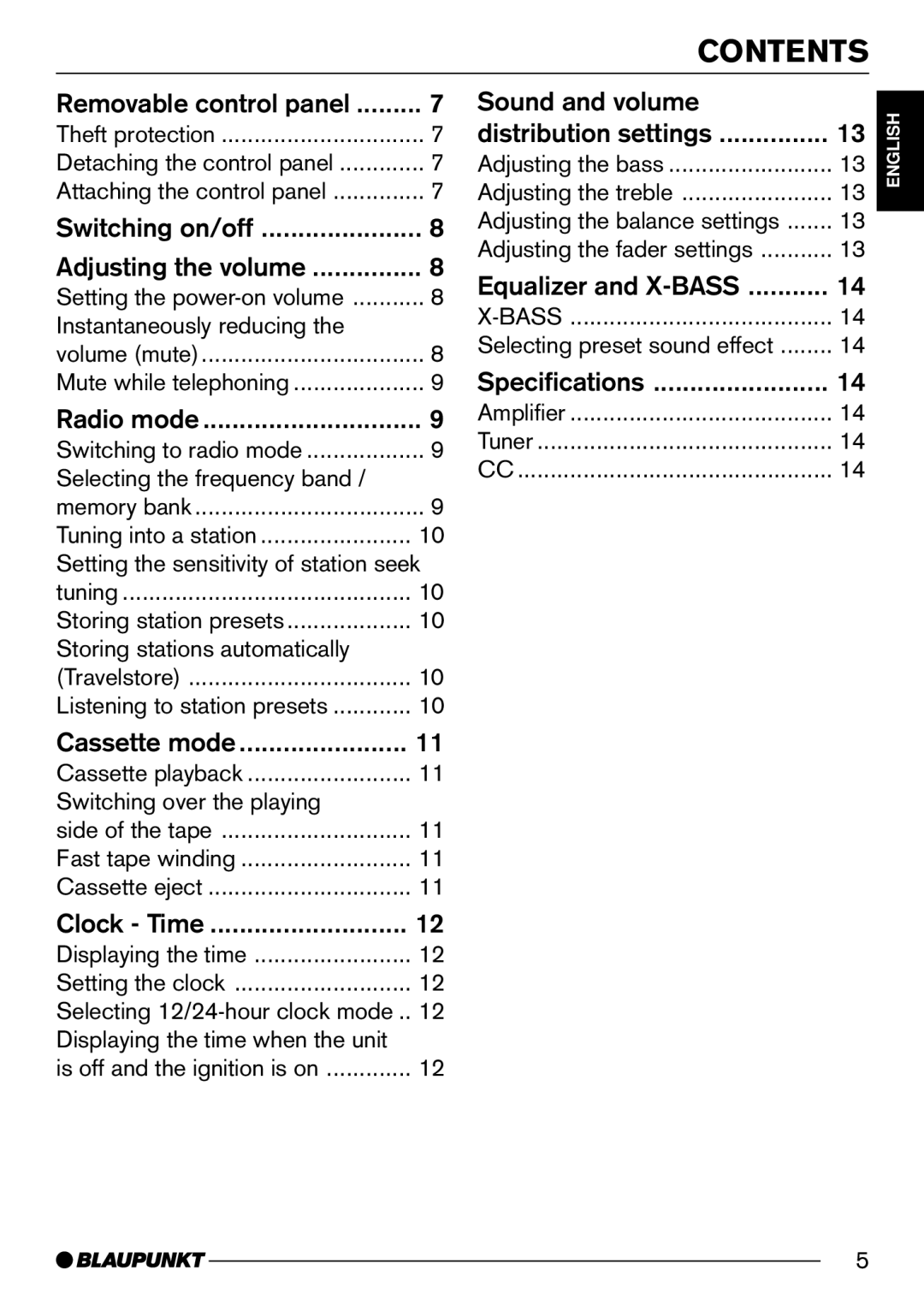 Blaupunkt 7 642 183 110, C33 operating instructions Instantaneously reducing Volume mute 