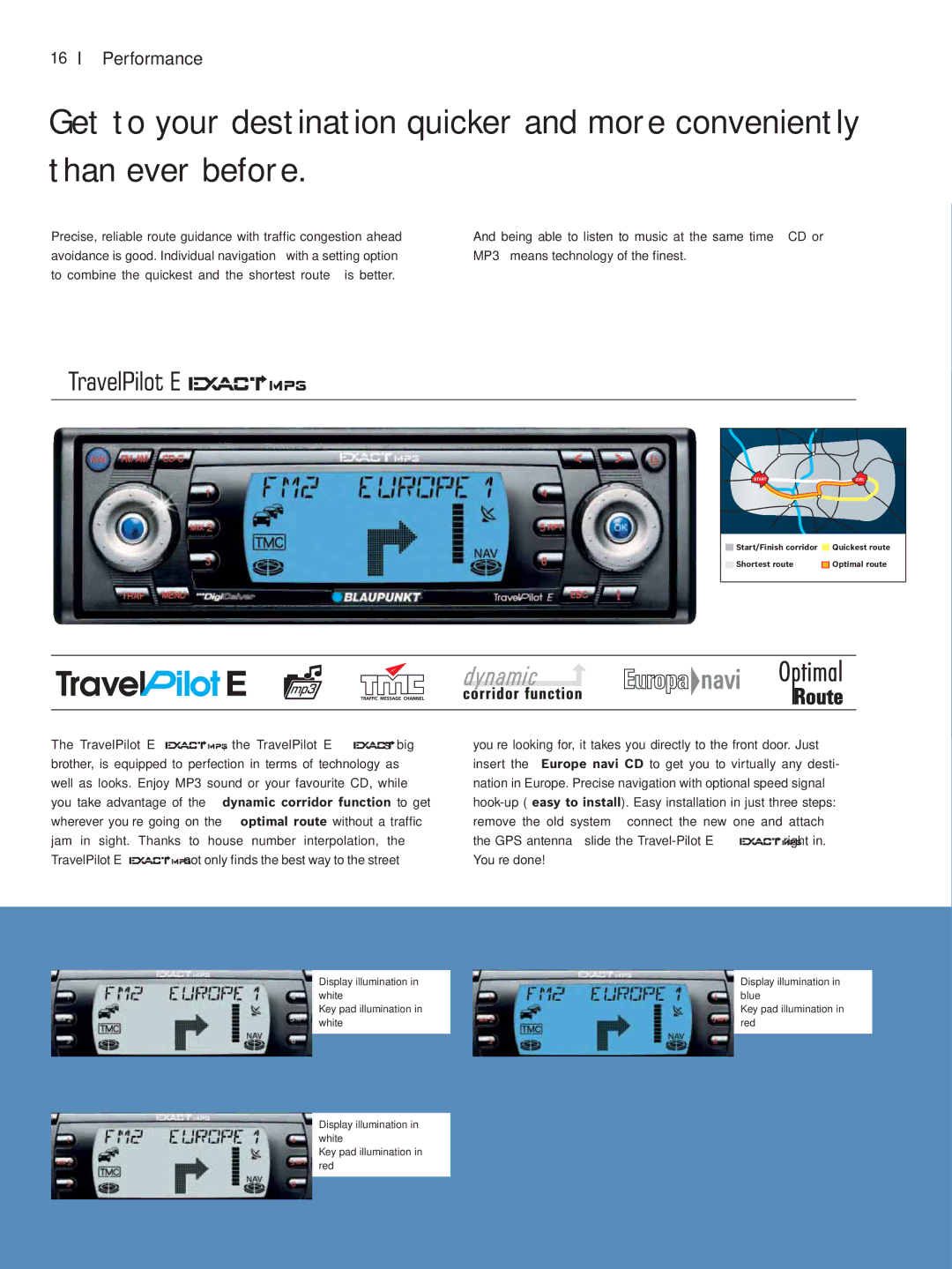 Blaupunkt Car Multimedia manual Performance 