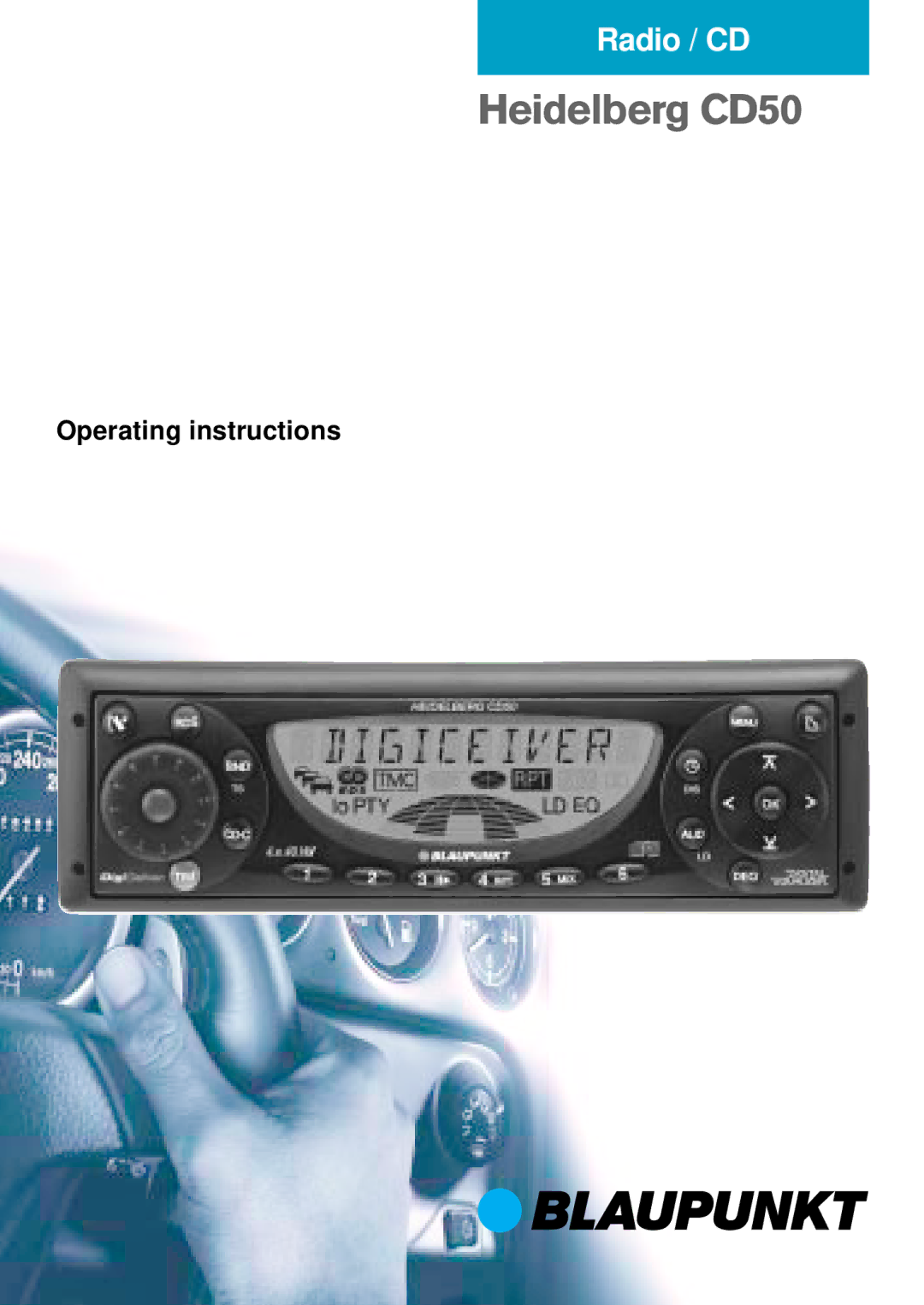 Blaupunkt operating instructions Heidelberg CD50 