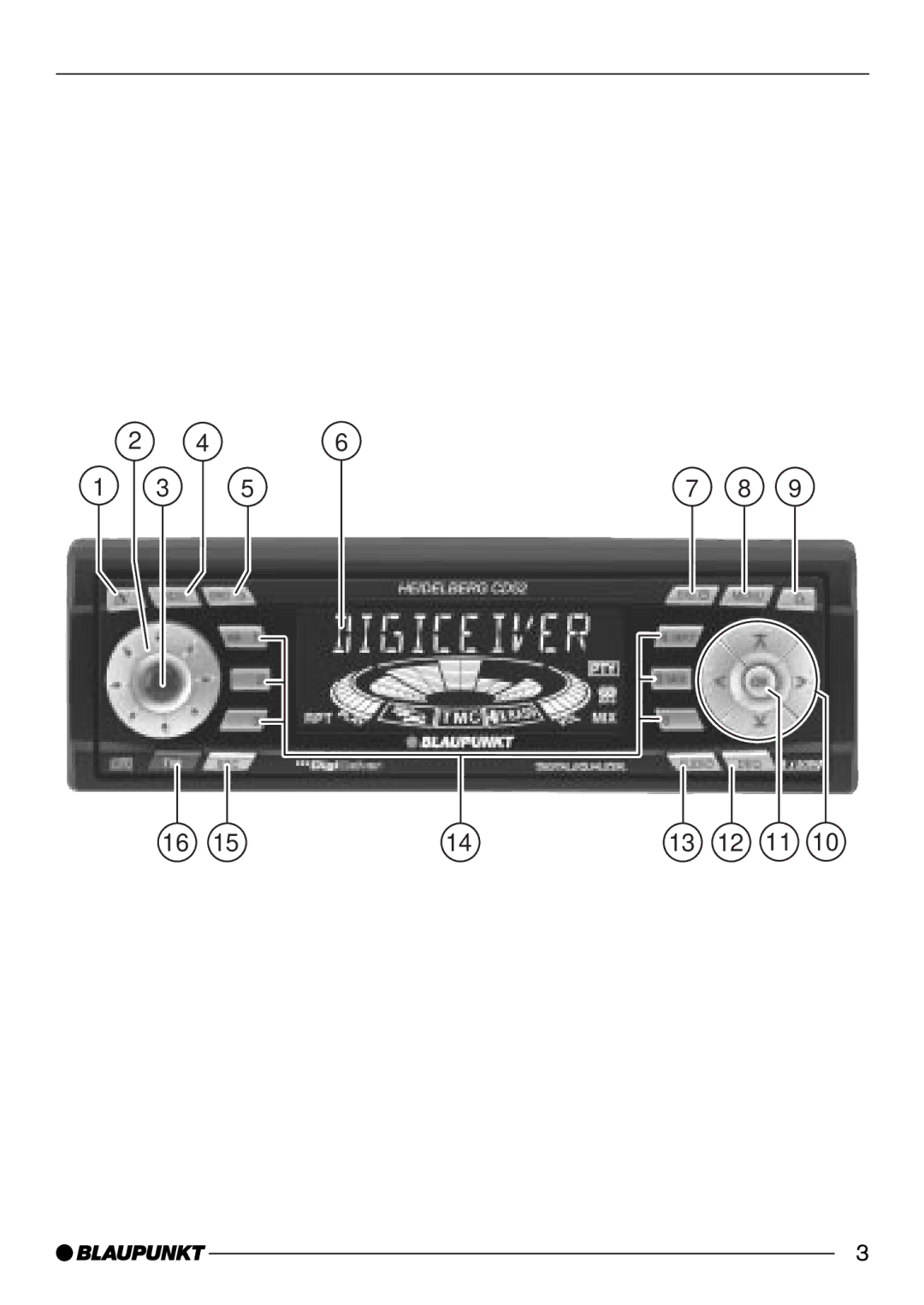 Blaupunkt CD52 operating instructions 