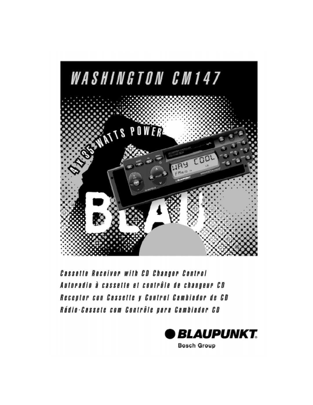 Blaupunkt CM147 manual 