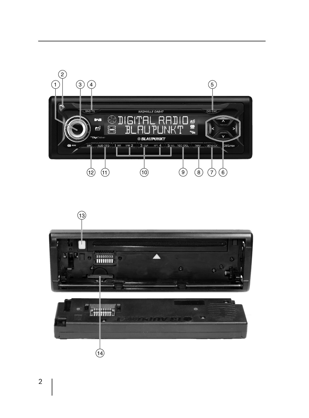 Blaupunkt DAB47 operating instructions 