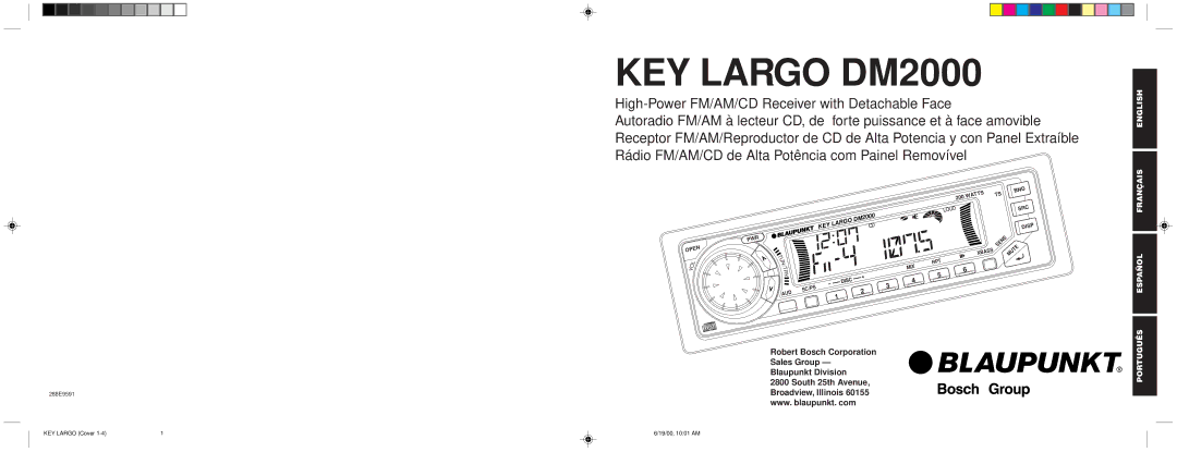 Blaupunkt manual KEY Largo DM2000 