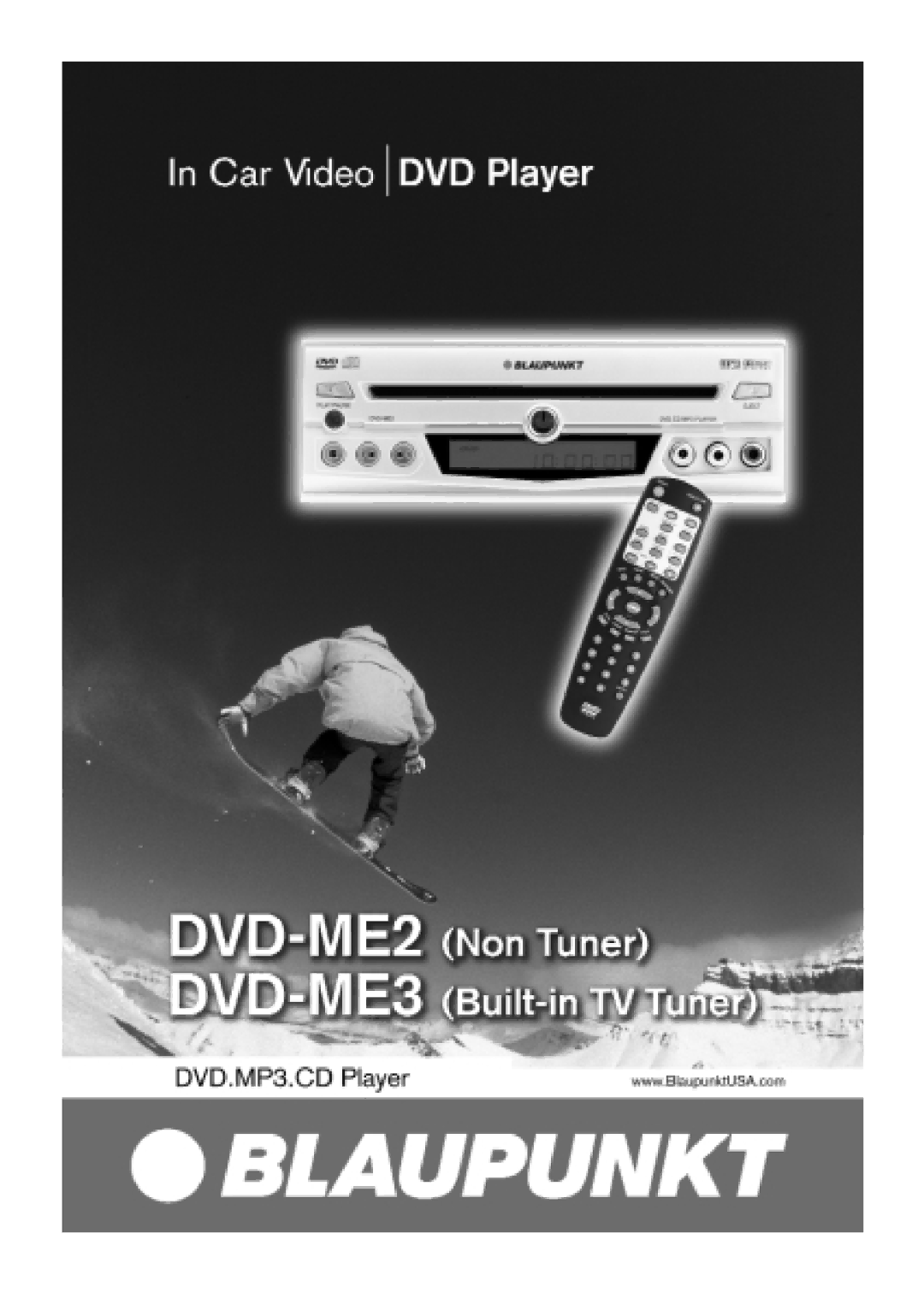 Blaupunkt DVD-ME3, DVD-ME2 manual 