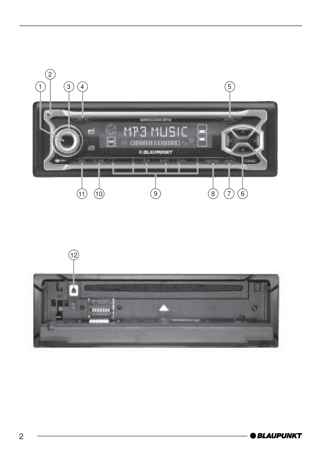 Blaupunkt MP35 operating instructions 