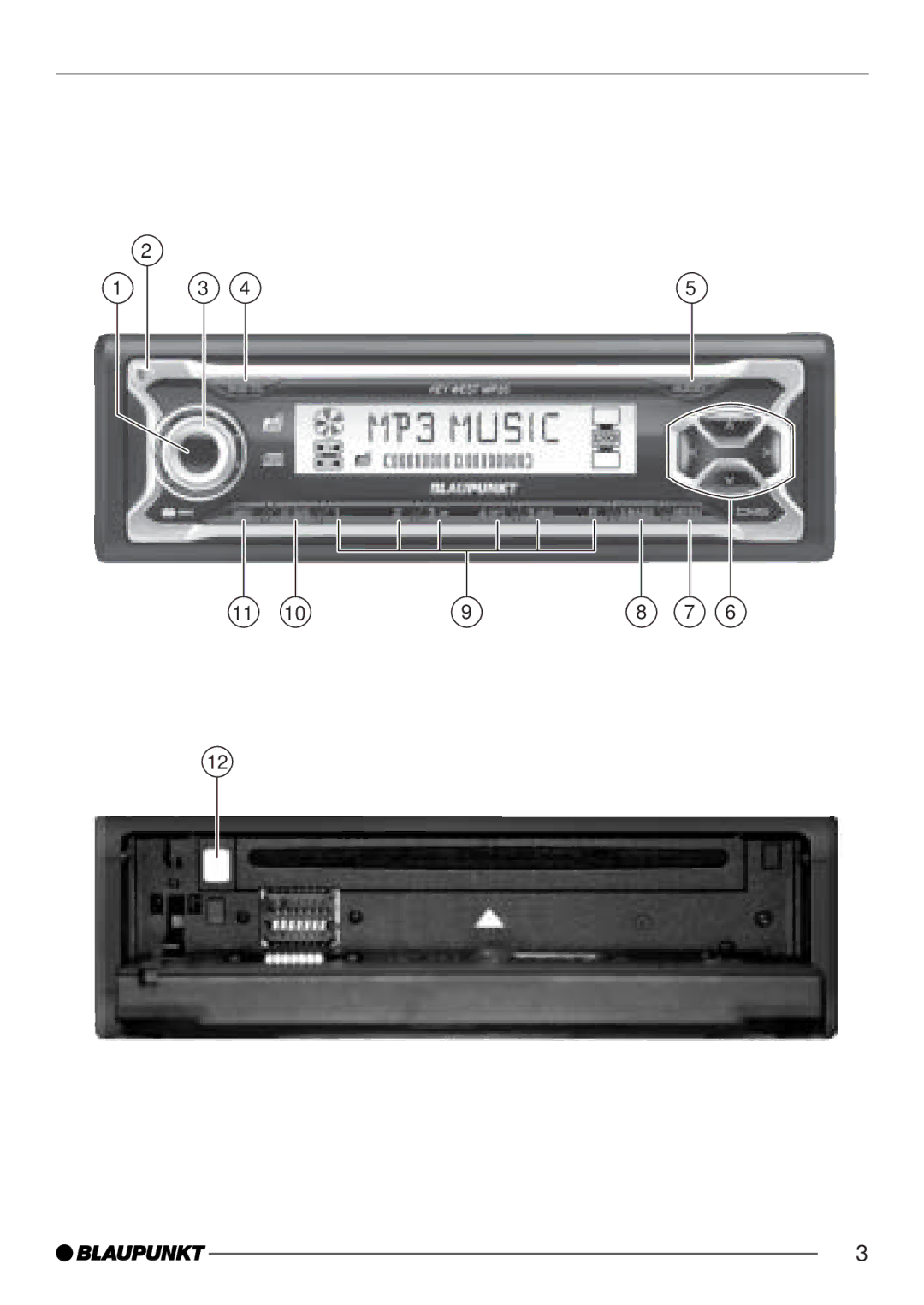 Blaupunkt MP35 operating instructions English Français Español Português 