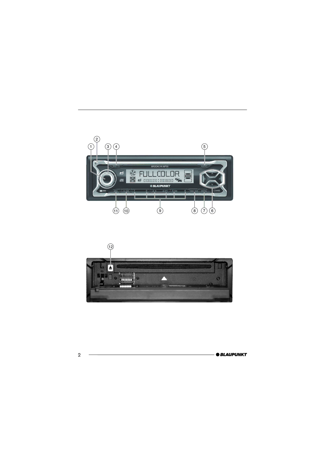 Blaupunkt MP35 operating instructions 