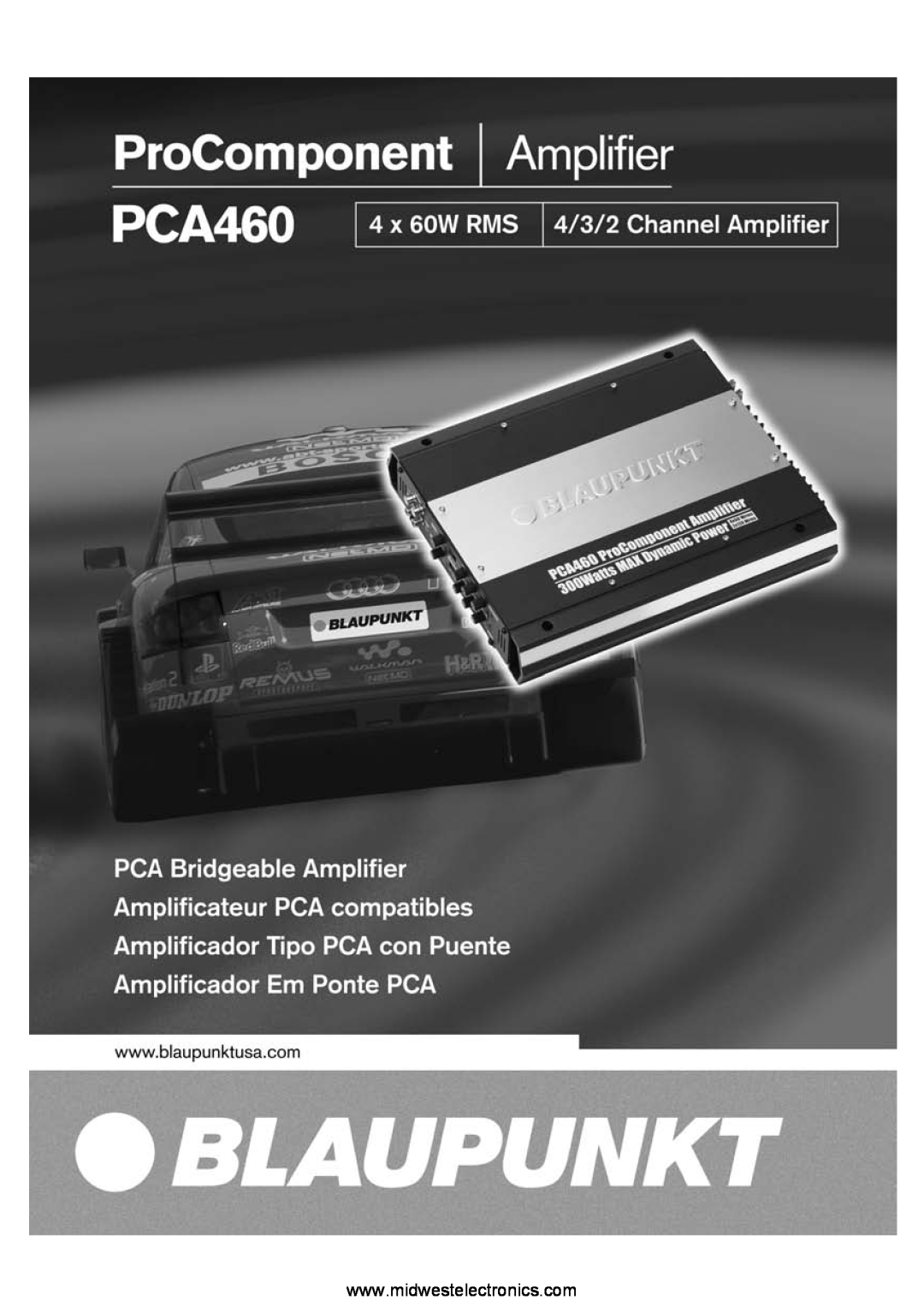 Blaupunkt PCA460 manual 