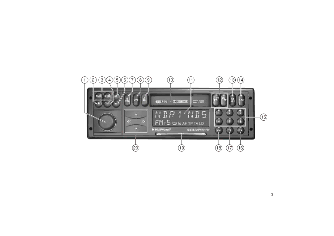 Blaupunkt RCM 85 operating instructions Deutsch 