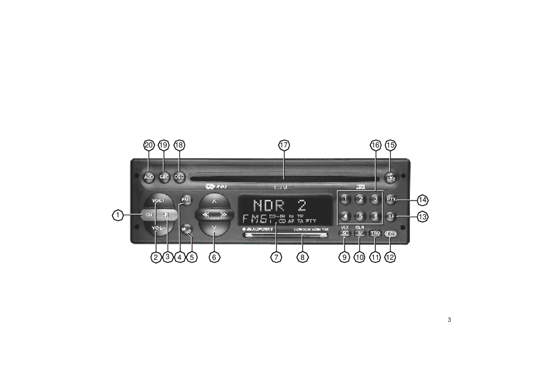 Blaupunkt RDM 126 operating instructions 10 11 