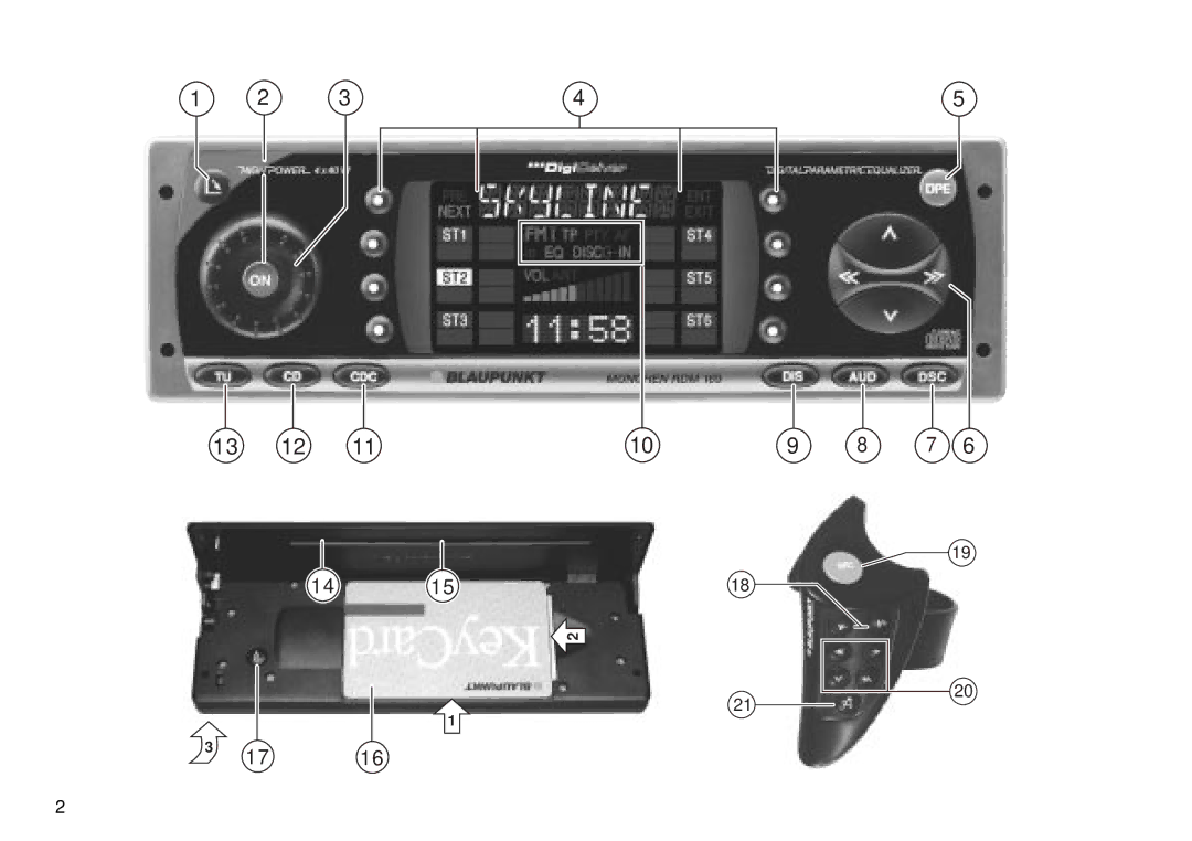 Blaupunkt RDM 169 US operating instructions 13 12 