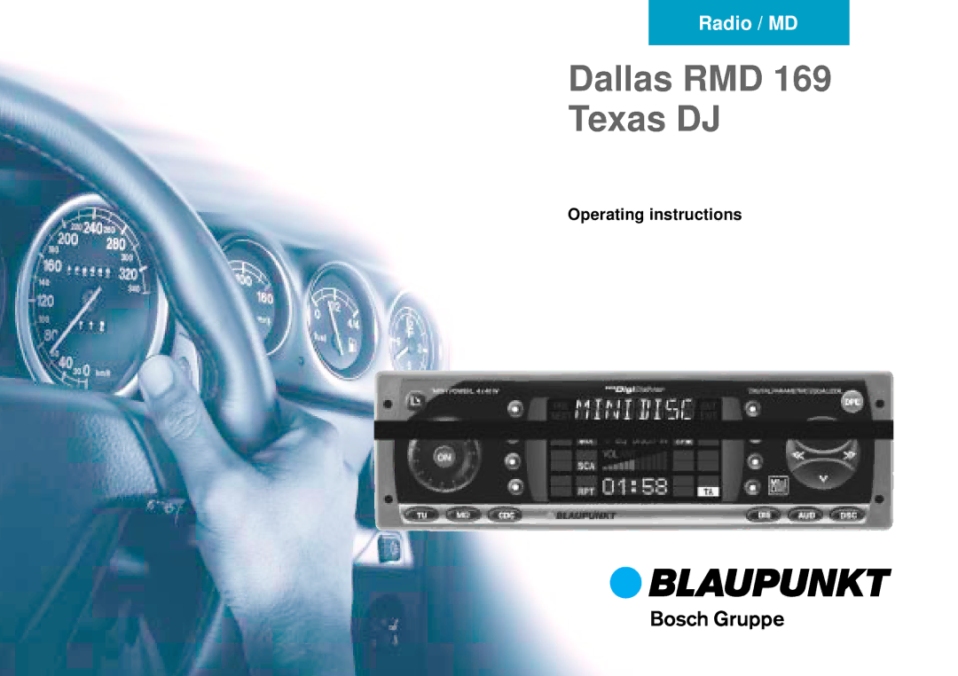 Blaupunkt manual Dallas RMD 169 Texas DJ 