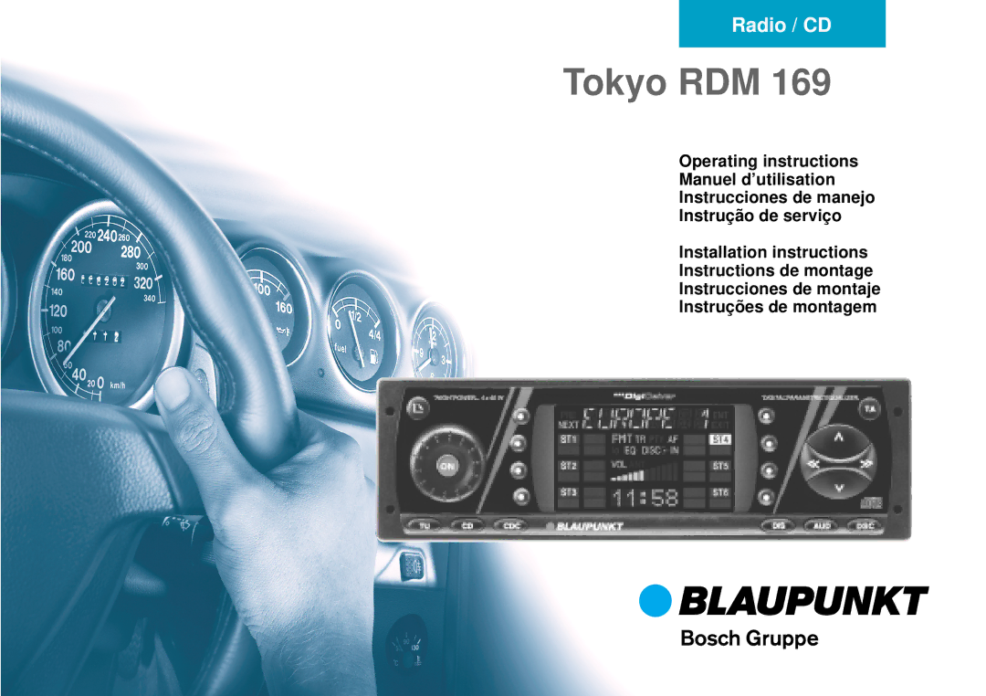 Blaupunkt Tokyo RDM 169 operating instructions 