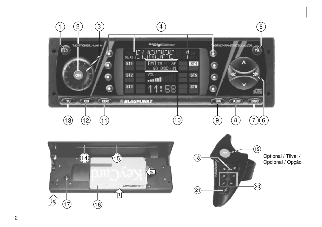 Blaupunkt Tokyo RDM 169 operating instructions 13 12 