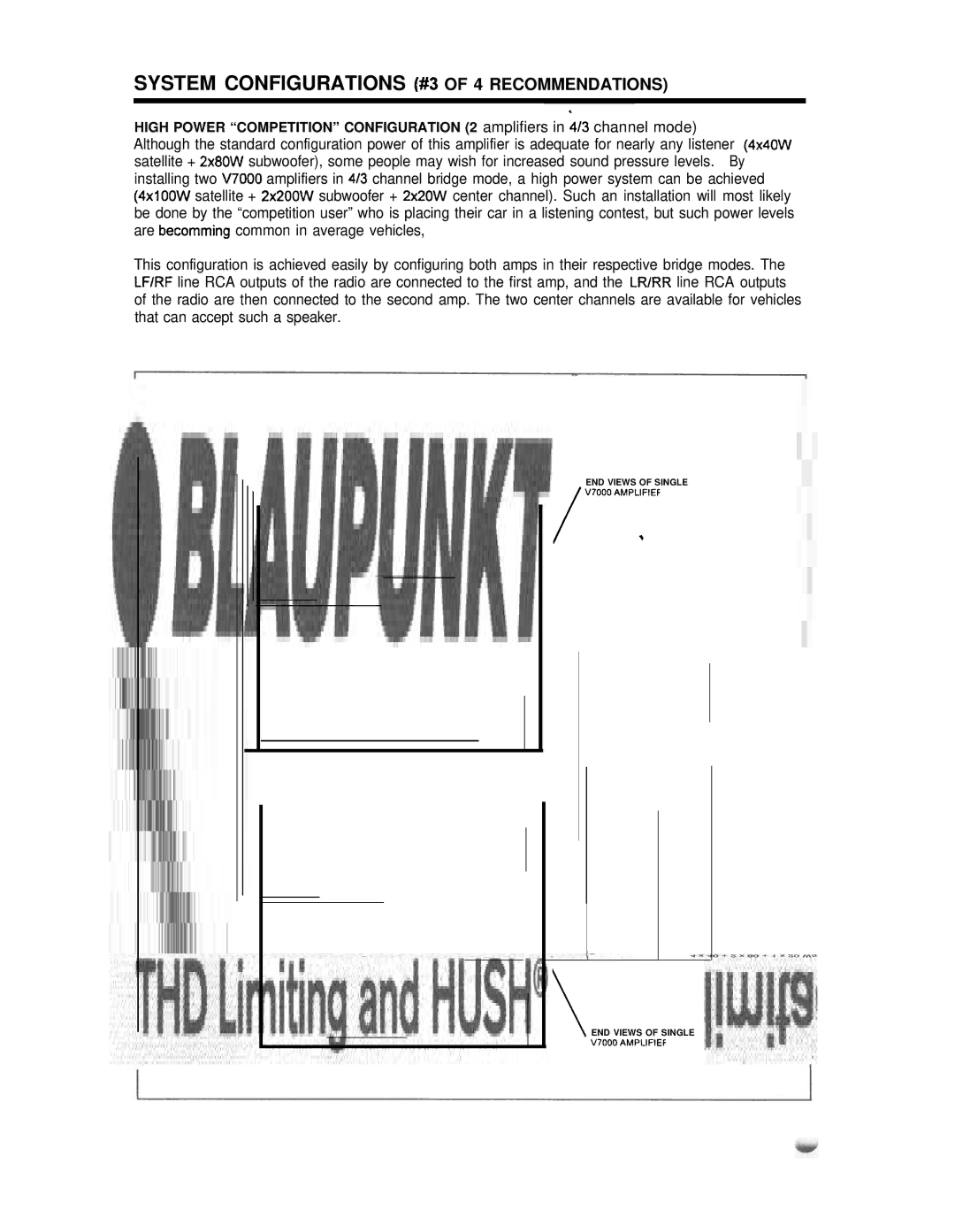 Blaupunkt V7000 manual System Configurations #I3 of 4 Recommendations 