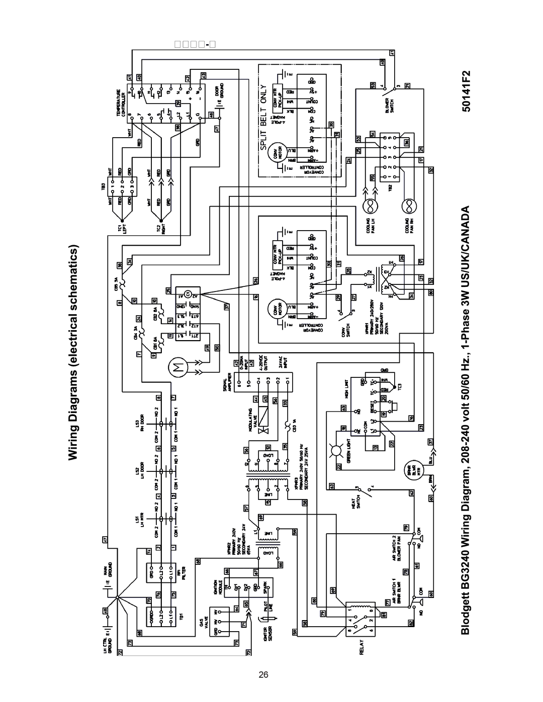 Blodgett BG3240 manual 