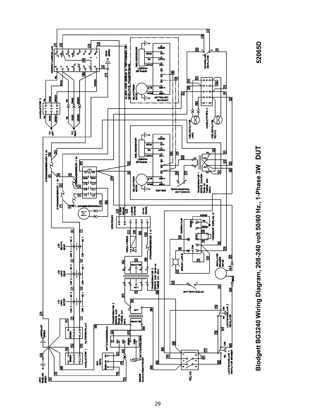 Blodgett BG3240 manual 