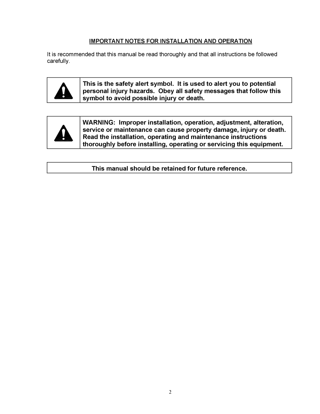 Blodgett KPS-DS Series, KLS-DS manual Important Notes for Installation and Operation 