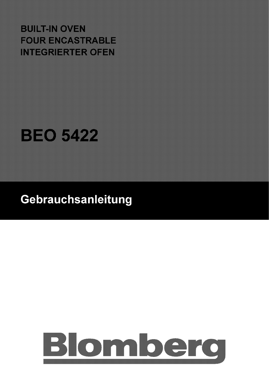 Blomberg BEO 5422 manual 