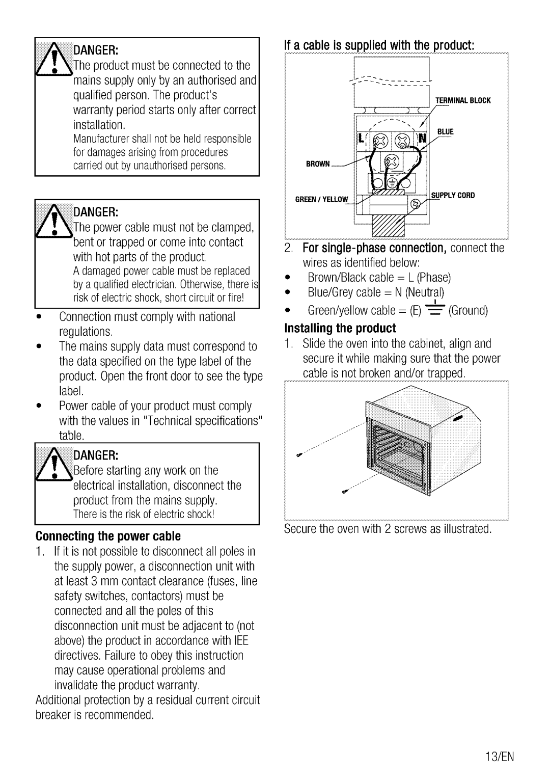 Blomberg BEO 5422 manual 