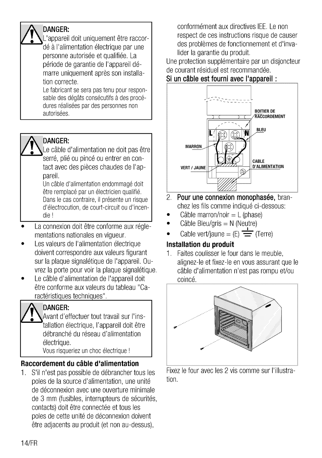 Blomberg BEO 5422 manual 