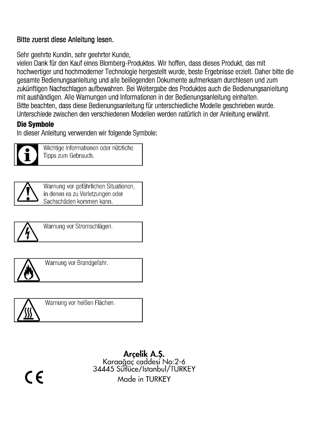 Blomberg BEO 5422 manual 